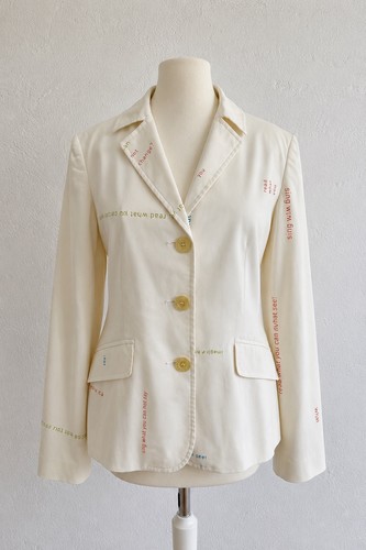 Moschino jeans blazer - jeans, poetry