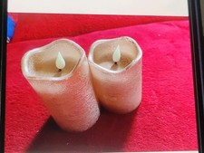 HSE Echtwachskerzen LED 2 Stück Batteriebetrieb