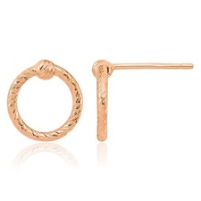Gedrehte runde Ohrstecker 14