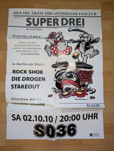 Die ärzte poster super - Ärzte,