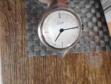 Quinn- edle Vintage-Silber Damenuhr/Spangenuhr- mechanisch-