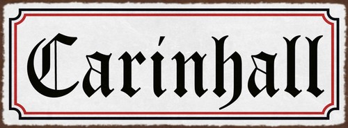 Schild carinhall waldhof - schild,