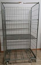 1 Große Kommissionier wagen Gitterwagen Rollcontainer Transportwagen Gebraucht