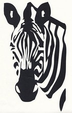 Wandtattoo Wandaufgleber Zebra