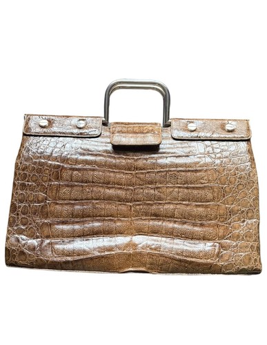 Handtasche echt krokodil leder - handtasche,
