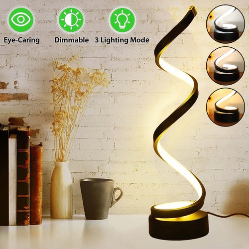 Led spiral tischlampe - spiral, für