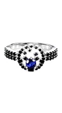925 Sterling Silber Ring Rund Blauer Saphir 4mm Spinell Edelstein Schmuck