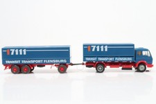Faller Car System 1:87 LKW MB Hängerzug 17111 Transit Transport Flensburg