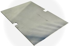 EDELSTAHL GRILLPLATTE PLANCHA V2A WEBER GENESIS II E-210 GBS + S-240 / 5 MM dick