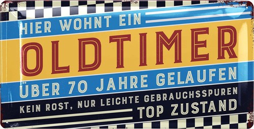 Blechschild schild jahre - blechschild,