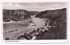 RHEINTAL, LORELEY 1952: BERGFAHRT,  SCHAUFELRAD - SCHLEPPER zur UNTERSTÜTZUNG SW