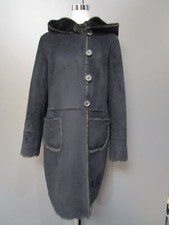 Armani Jeans Felljacke Schwarz