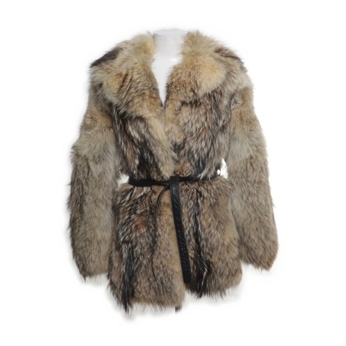 Pelzmantel waschbär - pelzmantel, (finn)