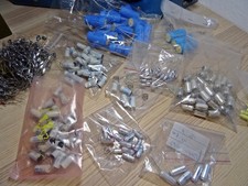 Konvolut Sammlung ca. 300 vintage Folien + Styroflex Kondensatoren axial NOS