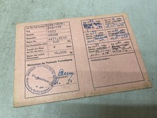 NVA LKW Armee SIL 135 Spezial KFZ  Zulassungschein 1973 UdSSR 8x8 Raketenkomplex