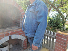 Herrenjeansjacke, Vintage, Gr. XL,,gebraucht,80er Jahre,40 jahre alt,Nr.3