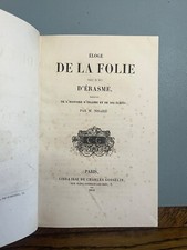 ERASMUS - Lob des Wahnsinns - 1842 (Vorgänger von NISARD)