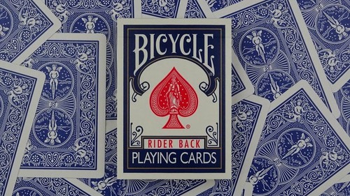 Bicycle uspcc poker - deck, blue