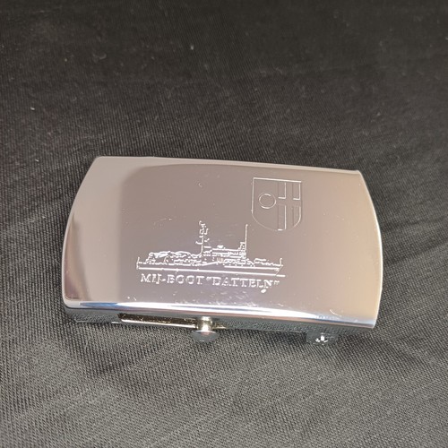 Zippo belt buckle army ship - belt,