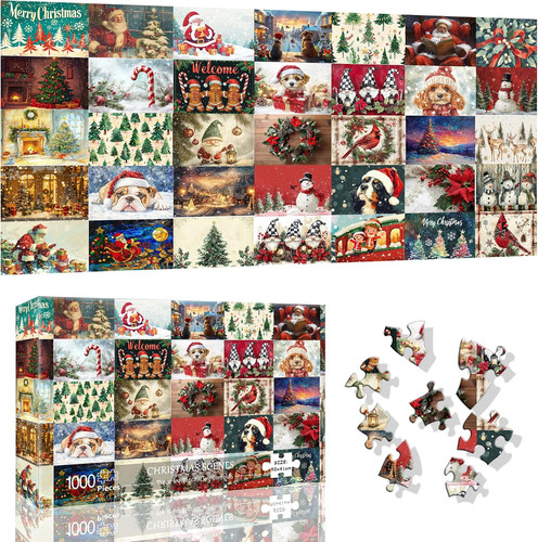 Weihnachten puzzle 1000 teile - weihnachten,