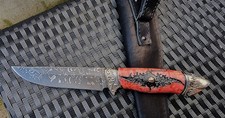 Outdoor Jagd  Mosaik Damast Messer Damaszener Stahl  HRC62 Nazarov Knives