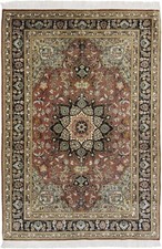 Handgeknüpfter Perserteppich Tabriz 50 Raj Fein  152 x 102 cm Top Zustand