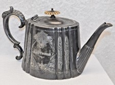 antike Metall Tee Kaffee Kanne