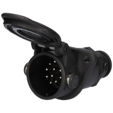 24V 15Polig Steckdose Crimpkontakte ADR ISO 12098 LKW Anhänger Traktor Auflieger