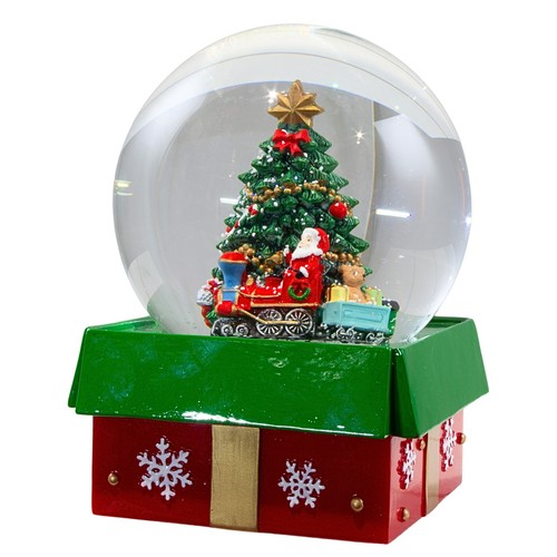 Schneekugel spieluhr 16cm - schneekugel,