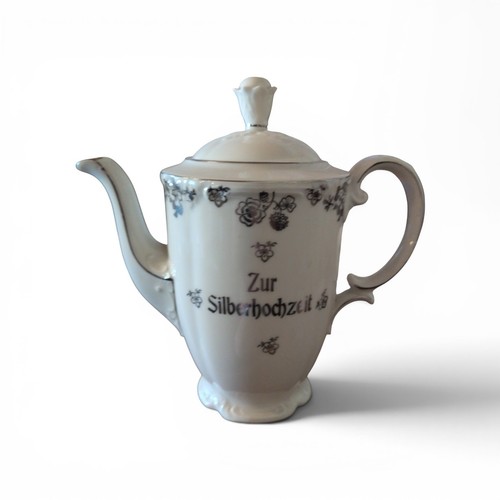 Kaffeekanne zur silberhochzeit - zur,