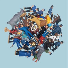 Wundertüte mit 10 zufälligen LGB Figuren, bemalt, Spur G