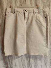 edc Jeans Rock Minirock Weiß Gr. 34 Länge 41,5 cm