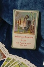 Antikes Kartenspiel, Aquarium - Quartett, Nr. 295, 1958 Piatnik & S., Wien