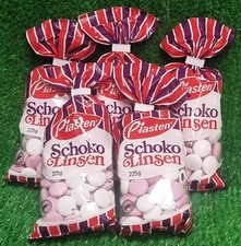 (14€/kg) 5x original PIASTEN SCHOKO LINSEN 1,125kg Pfefferminz Bonbon Versand0€