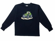 Zintgraf Jungen Sweatshirt Traktor Stickerei - grüner Trecker