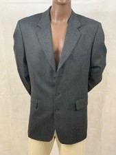 TOM HANBURY SAKKO JACKETT BLAZER 100% REINE SCHURWOLLE  GR.106 GRAU NEUWERTIG!