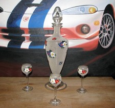 Edles Likör Set Karaffe mit 3