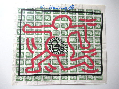 Keith haring original vom - haring:,