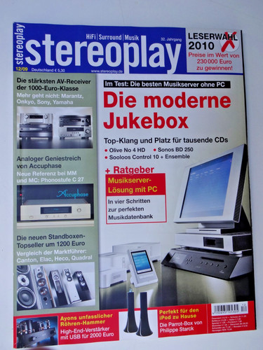 Stereoplay accuphase c - stereoplay, 12/09,