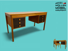 WMK # Stilvoller & sehr gut erhaltener skandinavischer 70er Jahre Schreibtisch ,