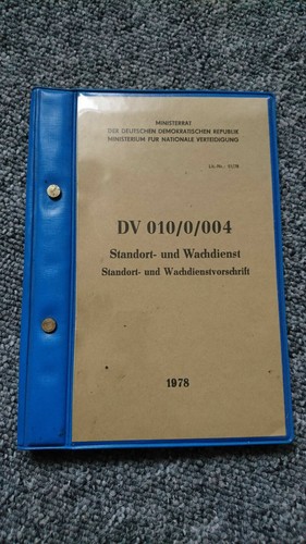 Nva vorschrift 010 - dv, 010/0/004