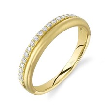 14k Gelbgold Diamant 2 Ehering