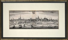 Merian, Wismaria. [1647]. Original-Kupferstich, gerahmt