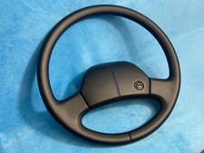 Lenkrad VW T4 neu bezogenes Lederlenkrad blau Naht
