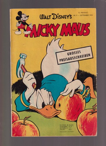 Micky maus jahrgang - jahrgang, 1955