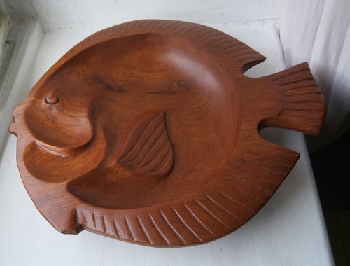 Teakholz schale 60er jahre - teakholz, schale,60er