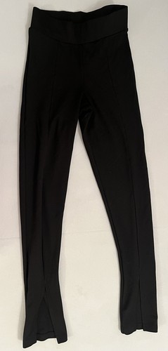 Schwarze leggings mit schlitz - mit,