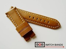BOB OEMStyle ECHTLEDERUHRBAND f. BREITDORNSCHLIESSE Kompatibel mit Panerai  24mm