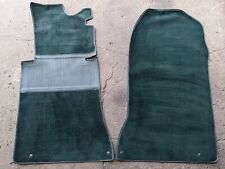 Mercedes E-Klasse W124 Original Fußmatten vorne rechts und links grün 1. Serie