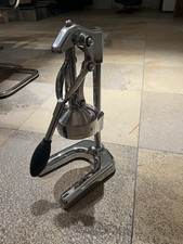 Hochw. Profi Saftpresse, Entsafter Orangenpresse, Metall, Edelstahl verchromt